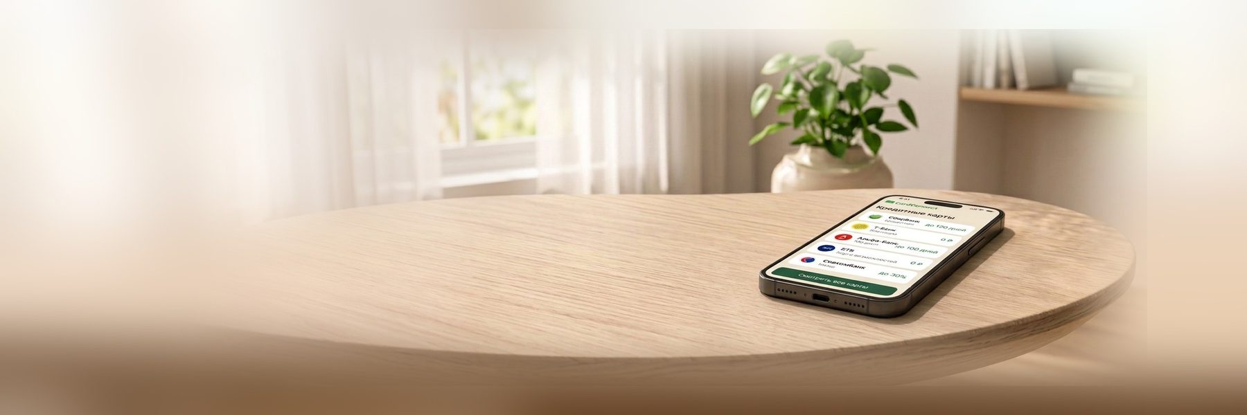 Подбор кредитных карт в приложении CardConnect