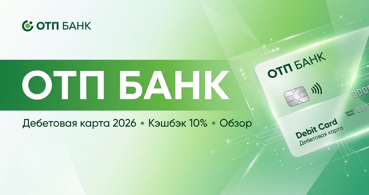 ОТП Карта в 2026: дебетовая карта с кэшбэком 10% — честный обзор
