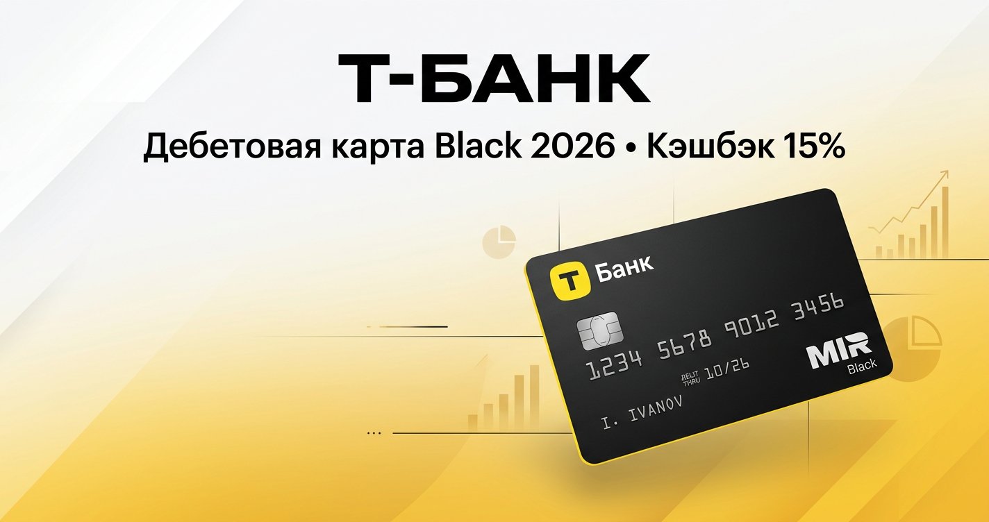 Дебетовая карта Т-Банка Black в 2026: условия, кэшбэк и подводные камни
