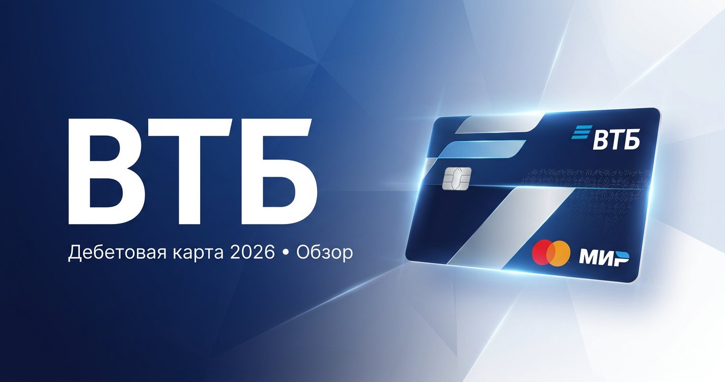 Дебетовая карта ВТБ в 2026: кэшбэк, условия и лимиты — обзор